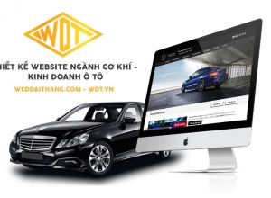 Thiết Kế Website ngành Cơ Khí - kinh doanh ô tô